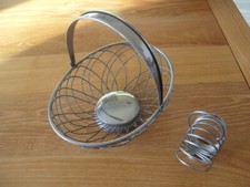 LOT CORBEILLE PAIN FRUITS