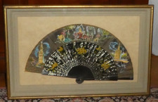 EVENTAIL Ancien Signé jolie