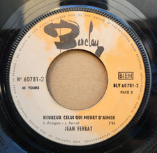 Rare 45t jukebox jean ferrat - rare,