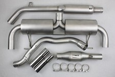 Ligne Inox Clio 3 RS 203 phase 2 Catback 63mm + Catalyseur Sport GT Performance