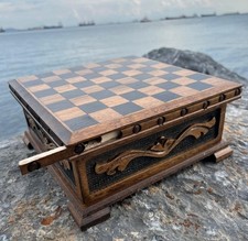 Puzzle ancien échiquier en