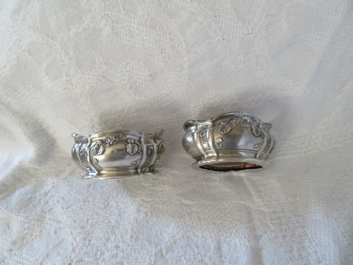 Salerons argent massif - argent,