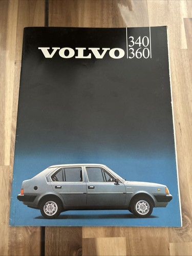 Brochure volvo 340 360 - , 340/360