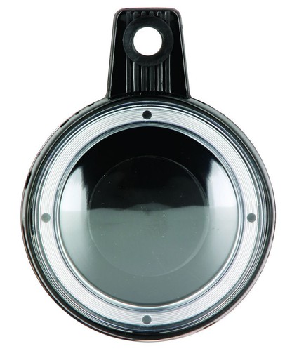 Porte vignette rond noir