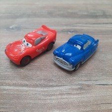 2x Voiture Cars Disney Pixar Lightning Flash Mcqueen + Doc Hudson Hornet Nestle