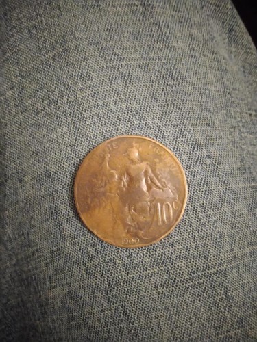 Pièce centimes bronze - pièce,