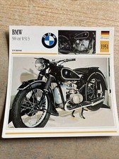 BMW 500 R51/3 1951 carte moto collection Atlas allemagne