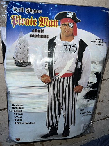 Men pirate costume xl - men’s,