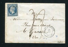 Rare lettre armée - de, l'armée