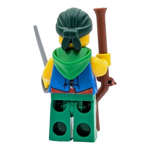 Lego figurine pirate vert bleu - figurine, vert/bleu