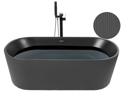 Baignoire îlot ovale - ovale, en