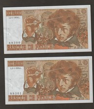 2 Billets de 10 Francs Berlioz