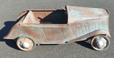 Ancienne Voiture A Pédales Devillaine/voiture en tôle/jouet ancien vebe cij jeep