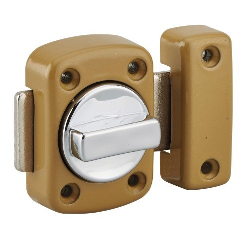 Verrou applique à - -, bouton