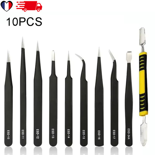 Lot pincettes esd - lot, de