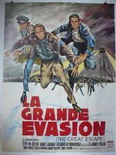 La Grande Evasion  affiche Originale  Steve Mc Queen John Sturges de 1962 Allard