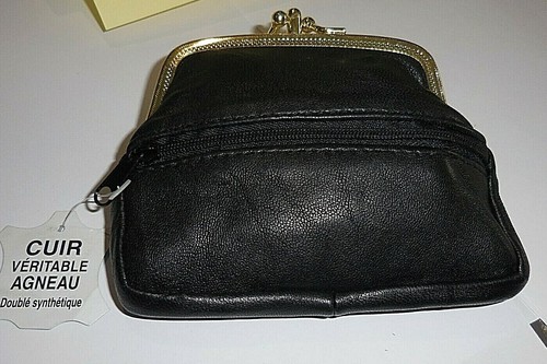 Porte monnaie grand mere cuir - monnaie,