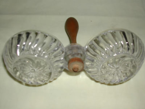 Ancien grand saleron cristal