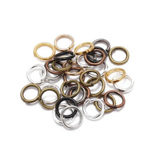 lot  200 pièces  anneaux fendus 5mm fabrication de bijoux