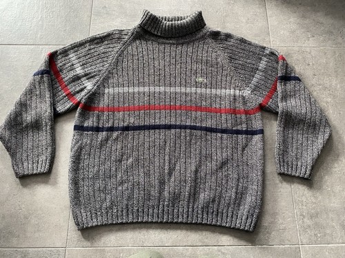 Pull sweat col - roulé, lacoste
