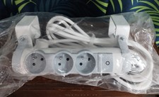 Bloc de 3  prises rotatifs