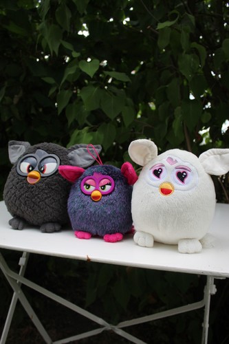 Peluche furby hasbro gris - peluche,