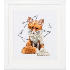 Thea Gouverneur Kit au point de croix compté "Hey There Foxy Lady Aida", 31x30cm