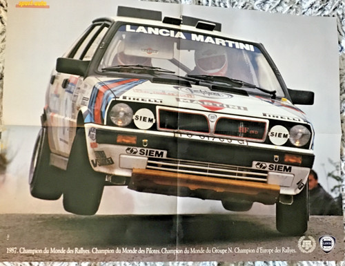 Affiche lancia martini - affiche, racing