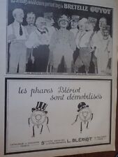 ZENITH + phares BLERIOT + bretelle GUYOT + BARCLAY + RHONE pub ILLUSTRATION 1919