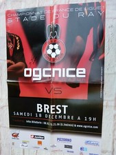 Affiche OGC NICE  / BREST ogcn