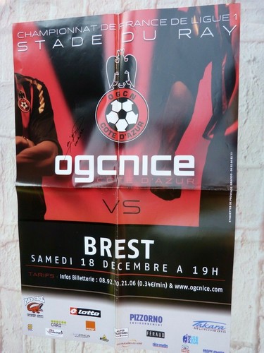 Affiche ogc nice brest ogcn - affiche, /