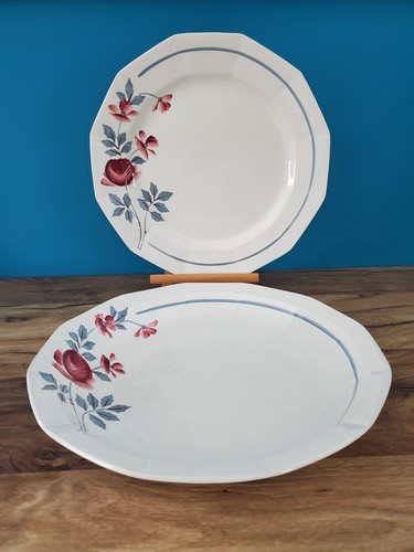 Plats anciens en faïence - en,