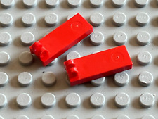2 x LEGO Red Hinge Tile 4531 /