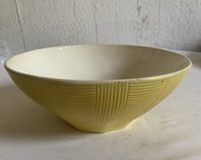 rare saladier ancien jaune