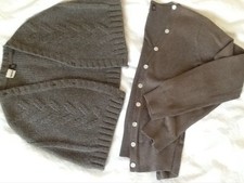 Gilet fille taupe IKKS 10 ans