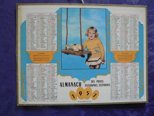 Almanach des postes - almanach,