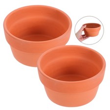 2 Pcs Pot En Terre Cuite