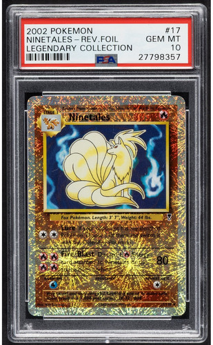 Ninetales reverse holo - ninetales, #17