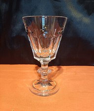 verre à eau en cristal taillé à facette  cote plate villeroy et Boch