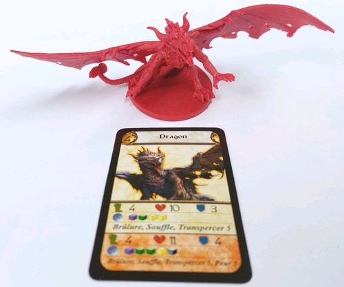 Figurine dragon rouge - dragon,