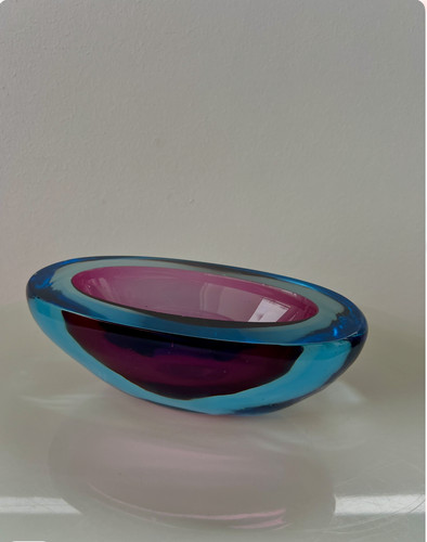 Italian sommerso murano glass - italian,