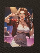 Waifu Sexy Anime Cards Custom Holo - Final Fantasy VII - Aerith Gainsborough #3