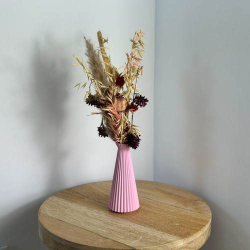 Vase fleurs séchées - vase,