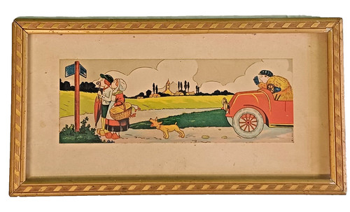 Cadre bois stuc art - bois, dÉco