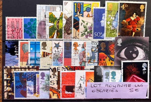Timbres royaume uni lot - uni,