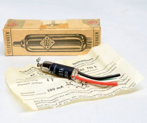 Tube vide telefunken ac701k - telefunken,