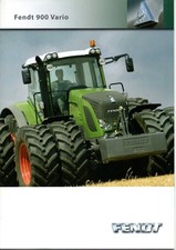 Brochure prospectus tracteur Fendt 900 Vario
