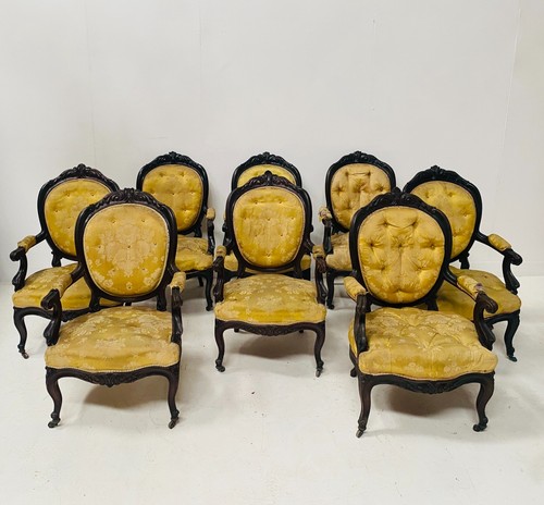 Ensemble huit fauteuils - ensemble,