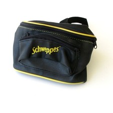 Banane - Pochette ventrale publicitaire SCHWEPPES - Simili cuir noir