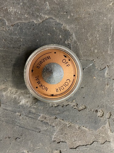 Cold control knob 1955 - cold,